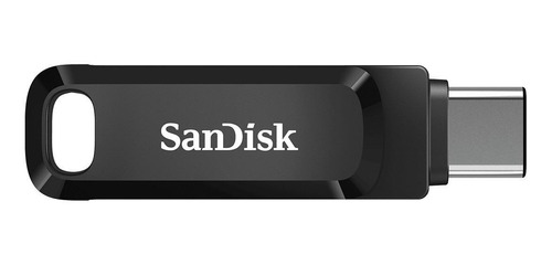 Imagen 1 de 4 de Memoria USB SanDisk Ultra Dual Drive Go 128GB 3.1 Gen 1 negro y plateado