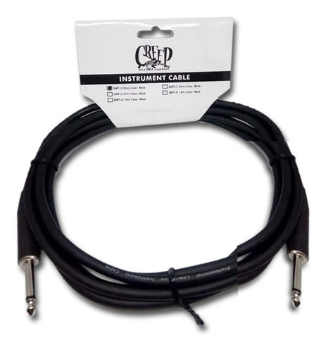 Cable Para Instrumentos 3.05mts Plug Recto Creep