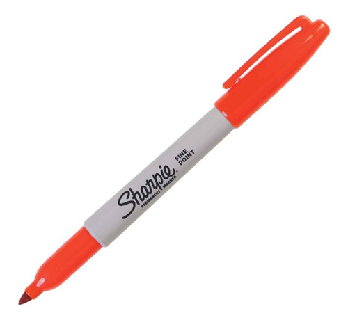 Cx Caneta Marcador Permanente Sharpie Fine Ponta Fina C/6 Un
