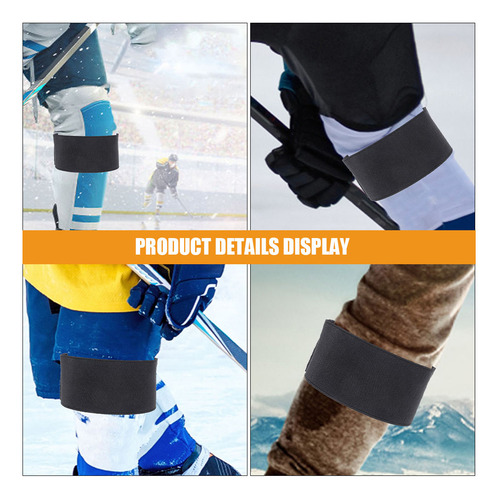 2 Correas Pequeñas Para Espinilleras Ajustables Para Hockey