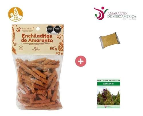 Churritos De Amaranto Snack Saludable 40 Bolsas