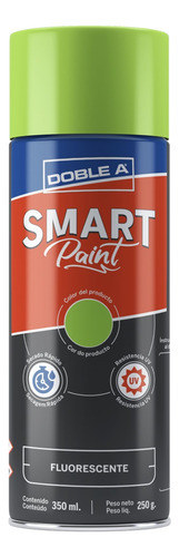 Pintura Aerosol Smart Paint Doble A Colores Fluo 350ml/250g