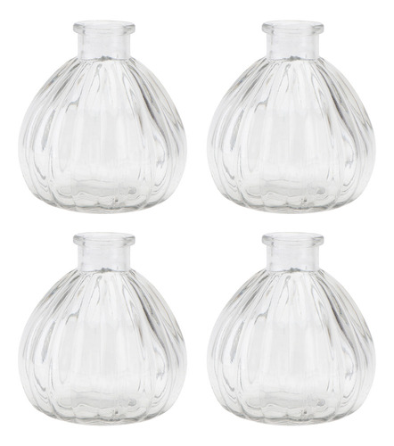 Jarrón Transparente De Cristal Para Decoración De Bodas, 4 U