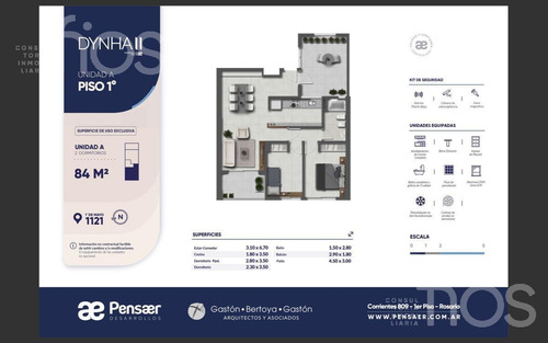 Imagen 18 de 21 de Venta Departamento De Dos Dormitorios Con Patio En Barrio Martin Con Amenities En Construccion