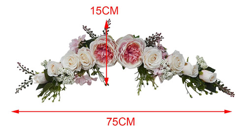 Arranjo De Flores Guirlanda Floral Arco De Casamento Rosa