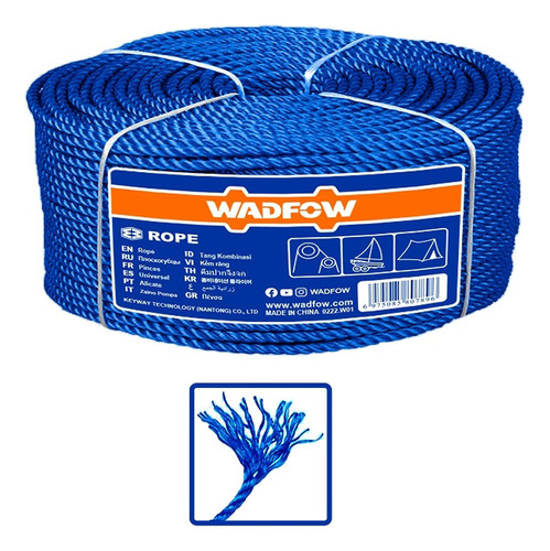 Bobina Cuerda Rollo 12mm X 320mt 20kg Wadfow Wrz2312