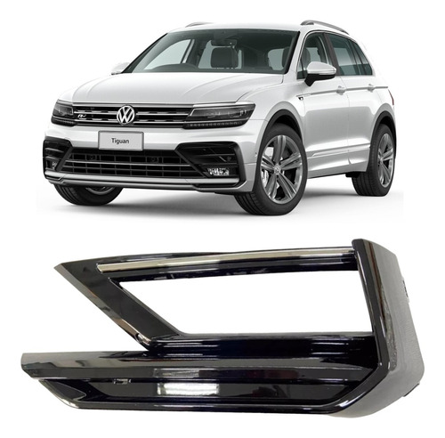 Grade Moldura Milha Volkswagen Tiguan Motorista 2019 2020 