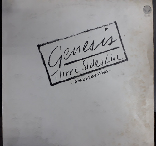 Genesis - Tres Lados En Vivo - Three Sides Live - Lp Doble (Usado)
