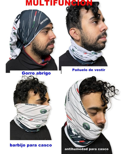 Imagen 3 de 5 de Barbijo + Pañuelo Gorro Moto Ruta 40 Argentina Motoscba