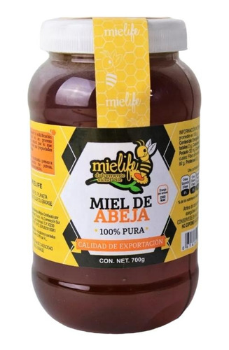 Miel De Abeja Pura Natural 700 G Multifloral Mielife