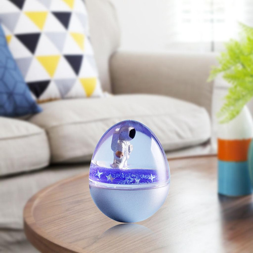 Lindo Vaso De Arena Movediza LĂquida De Astronauta Adorna