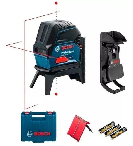 Kit Nivel Laser Base Rotativa Rm1 Maletin Bosch Gcl 2-15 Kit