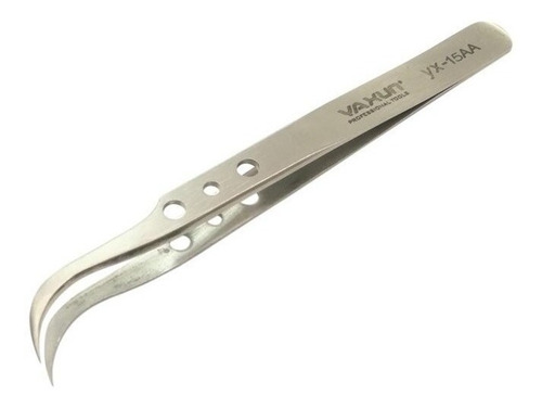 Pinza Brusela Curva Yaxun Antiestatica