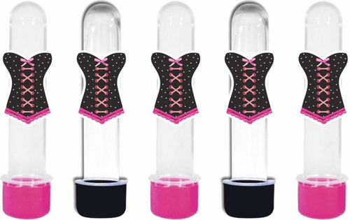 Imagem 3 de 7 de Kit Festa Chá De Lingerie (pink E Preto) 107 Peças