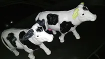 Comprar Gcg Lote 2 Vacas Blanco Y Negro Nuevo 40 Cm Plastico Retro