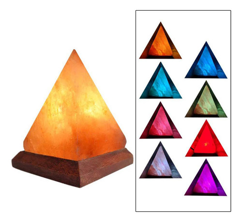 Lámpara De Sal Portátil Usb Lámpara De Mesa Piedra Sala