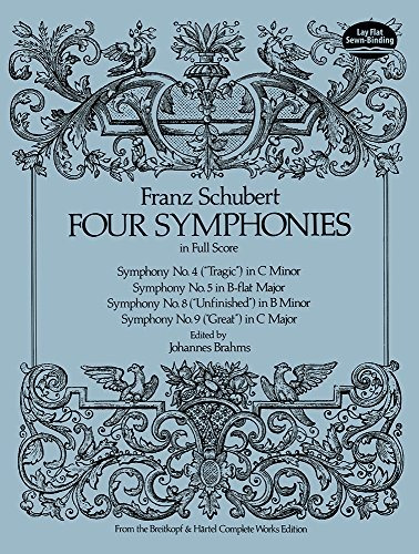 Book : Four Symphonies In Full Score (dover Music Scores)...