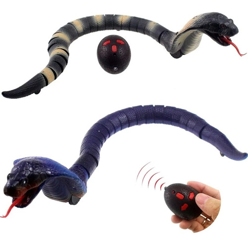 Serpiente Naja Realista Con Control Remoto Toy A