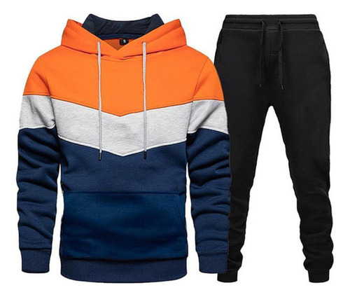 A Conjunto De Dos Piezas De Sudadera Y Pantalón Para Hombre