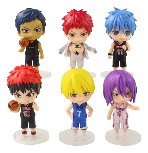 Kuroko No Basquet  Kagami Colección X 6 Figuras En Bolsa 