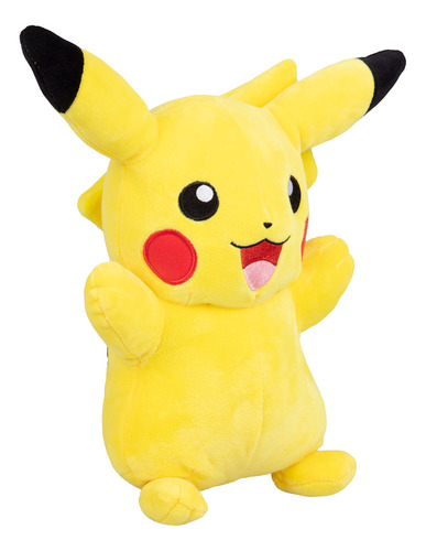 Pokémon Pikachu - Peluche Grande De 12 Pulgadas, Con Licen.
