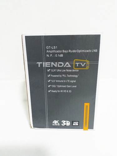Lnb Optimizado Single 1 Salida 0.1 Db Hd 4k 3d Gt-ls1 Movist