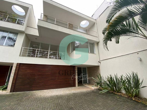 Imagem 2 de 15 de Casa Em Condominio , Brooklin Velho 4 Suites, Sala Para 3 Ambientes, 4 Vagas Quintal, Jardim, Pisci - Gc484