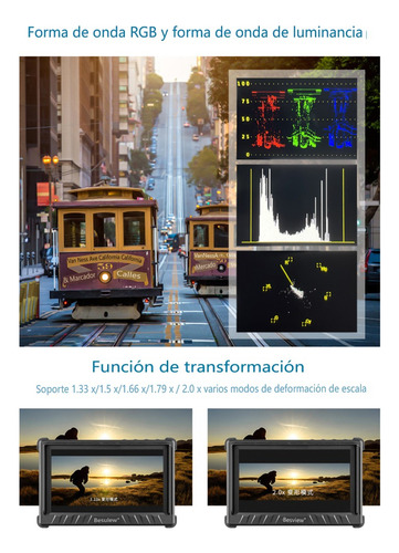 Monitor Hdmi Dslr * Cámara 1080 4k Salida Salida Cámara 3d P