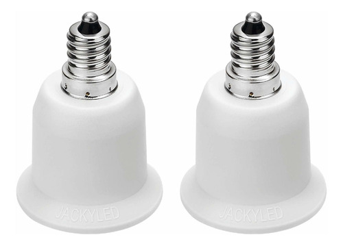 Jackyled E12 A E26 Adaptador De Enchufe E12 A Base Media E26