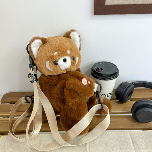 4 Mochila De Felpa Panda, Bolso De Hombro Informal De Regalo