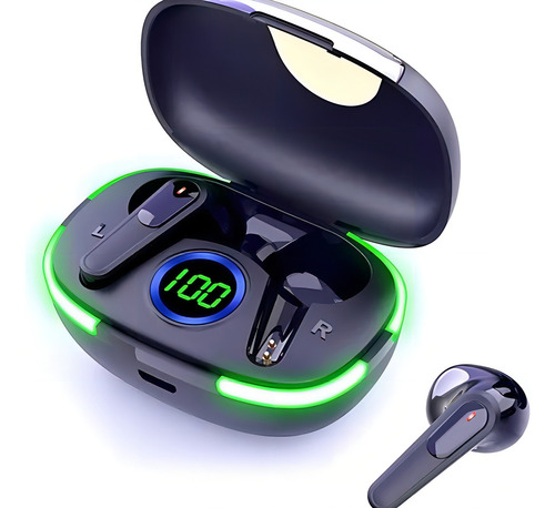 Fone De Ouvido Sem Fio 5.1 Bluetooth Wireless Earbuds Cor Preto