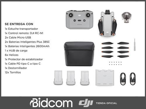 Dji Mini 3 Pro Fly More Combo Plus 3 Baterías Control Remoto