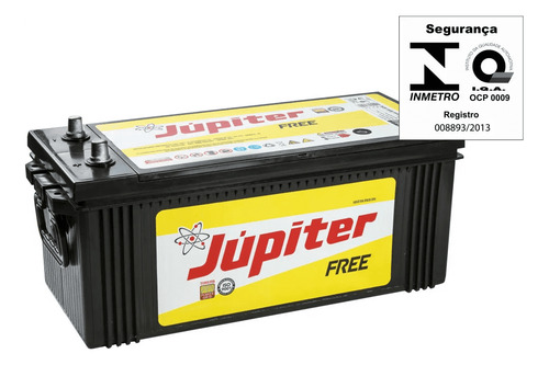 Bateria Automotiva Júpiter 150ah 12v Selada Com Prata