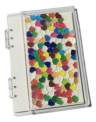 Cuaderno De Hojas Sueltas, Papelería Creativa Para Corazón