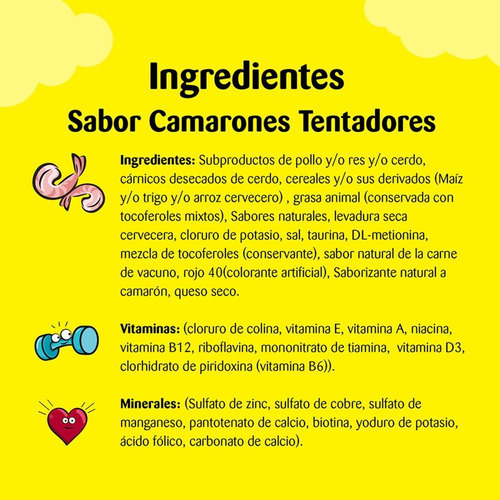 Imagen 5 de 6 de Temptations Snack Para Gatos Adultos Camarón 180 G