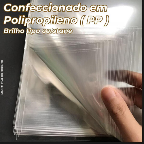 Saco Saquinho Transparente 25x30 Pp Celofane - 100 Unidades - RDJ