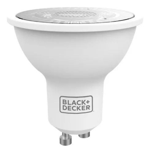 Lámpara Led Black+decker Dicroica Gu10 6.5w Luz Cálida 3000k
