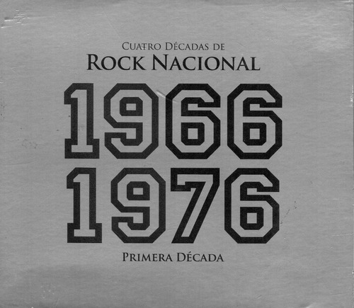 Cd Doble Cuatro Decadas Del Rock Nacional (vol 1) 