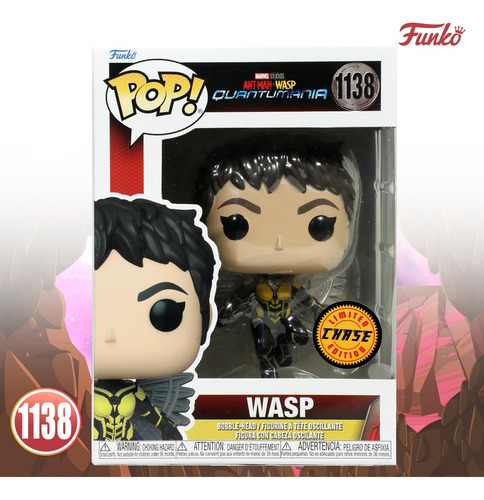 Funko Pop Ant Man And Wasp #1138 Chase Quantumania Original