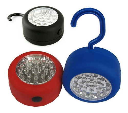 Imagen 1 de 4 de Linterna 24 Led Circular De Trabajo Emergencia Iman Colgar