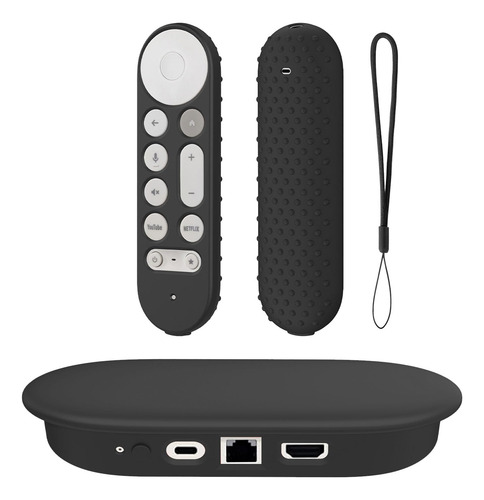Funda De Silicona Para Google Tv Streamer 4k 2024, Color Neg