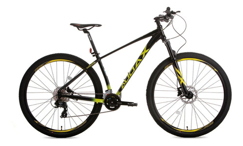 Audax Havok Tx Mtb 29 Alumínio Shimano 16v Preto E Amarelo