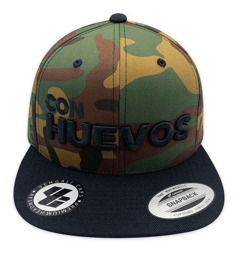 Gorra Yupoong Premium Visera Plana 6089tc. Con Huevos