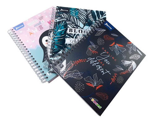 Cuaderno Grande Durabook 7 Materias Cuadriculado  Femenino