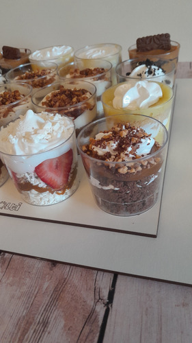 Shots Dulces Postres En Vasos Descartables