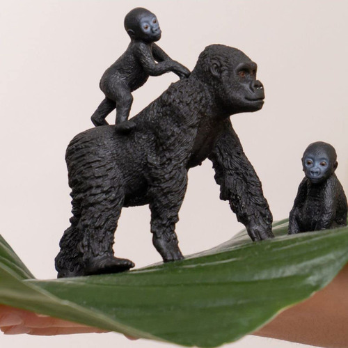 Juguete Schleich Wild Life Mono Jungle Gorila Y Bebés 3 Años