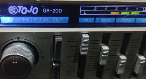 Equalizador Tojo Gr-200 Revisado 100% Funcional Ver Video (Usado)