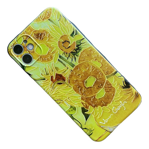 Funda Relieve | Para iPhone | Girasoles | Van Gogh