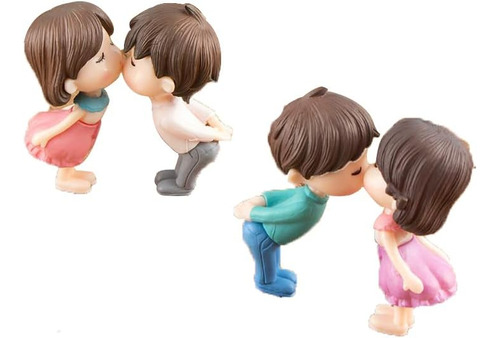 Figuras En Miniatura Para Amantes De Parejas, Accesorios De 