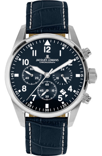 Reloj Jacques Lemans 42-2b Men´s Con Fecha-acero